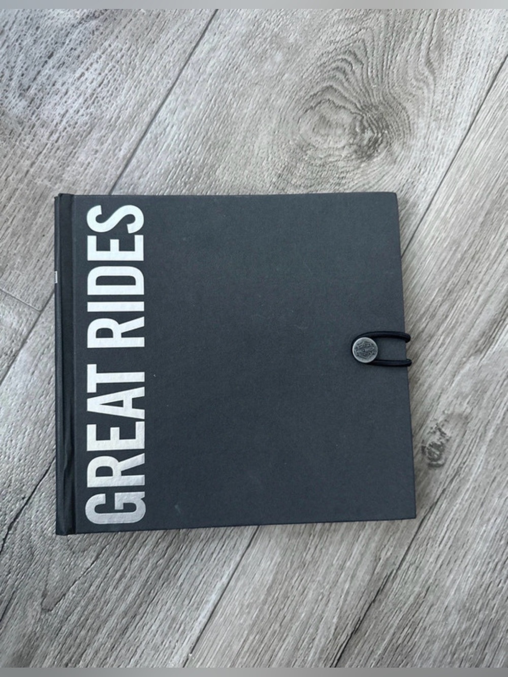 Harley-Davidson Black Journal Folio with White GREAT RIDES Lettering